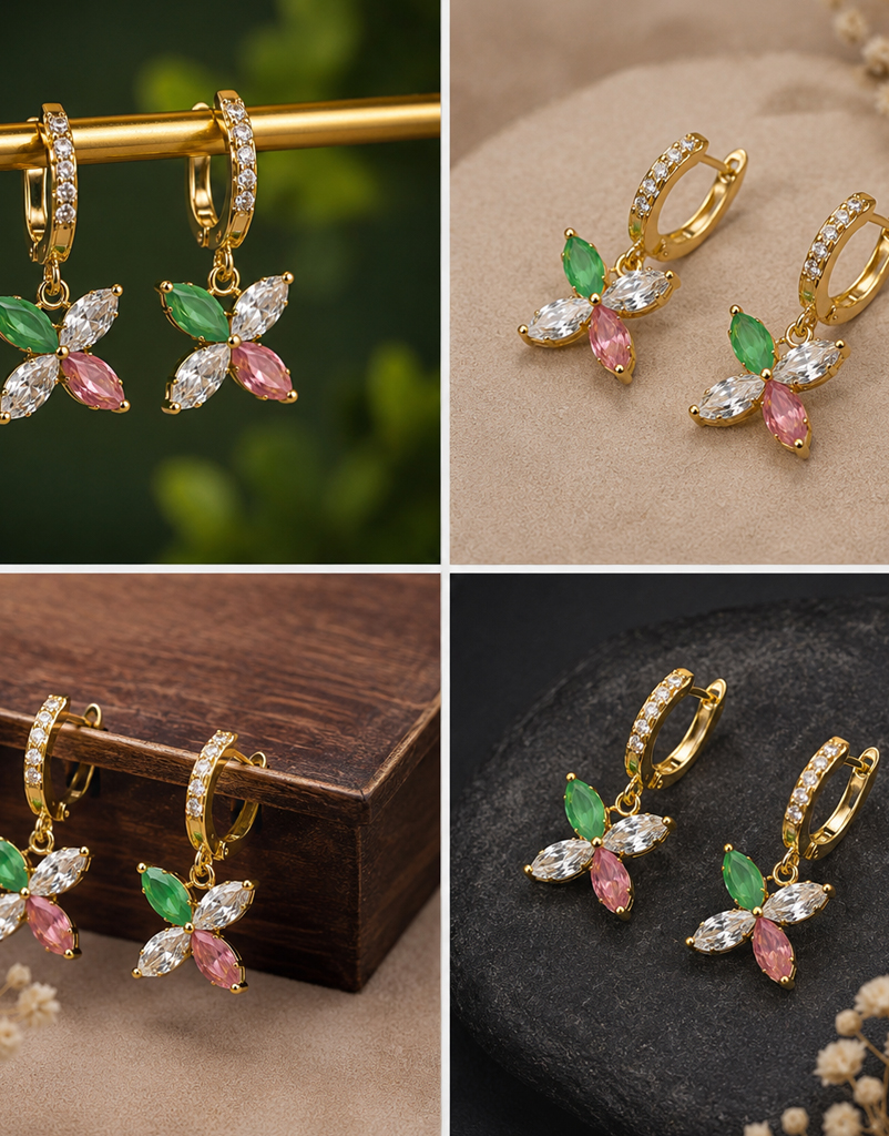 Floral Top Earring