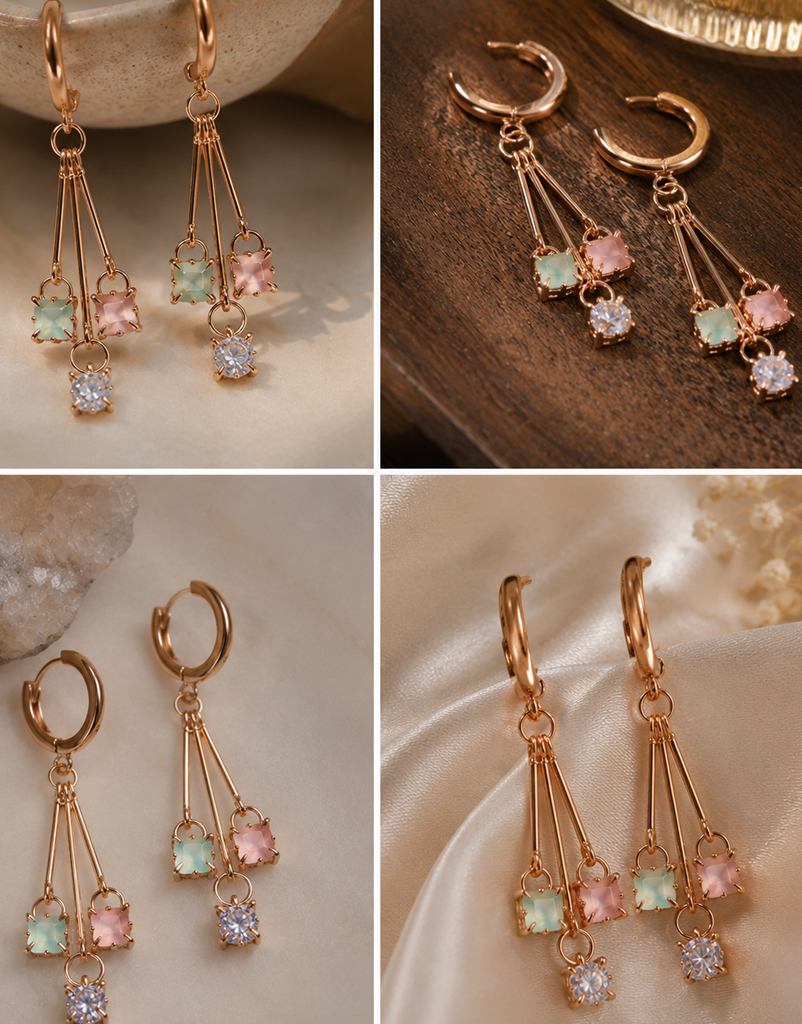 Galaxy Rings Earring