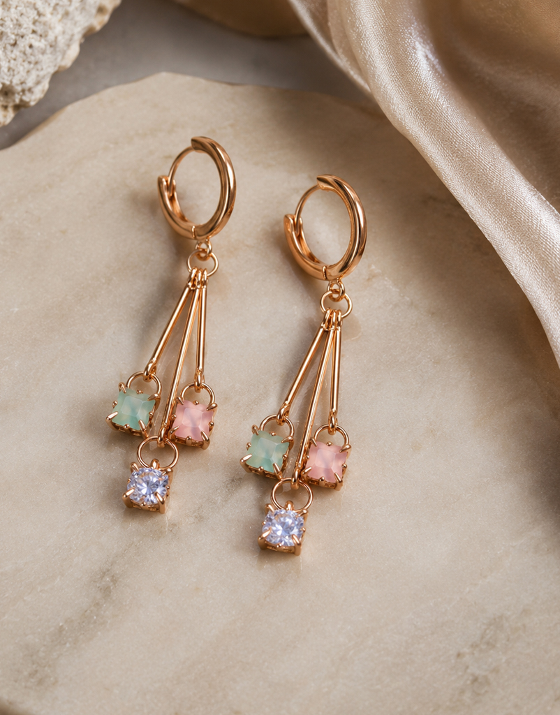 Galaxy Rings Earring