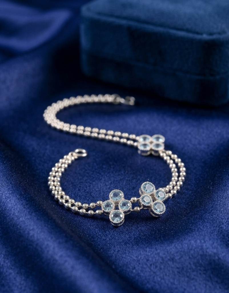 Celestial Clover Anklet