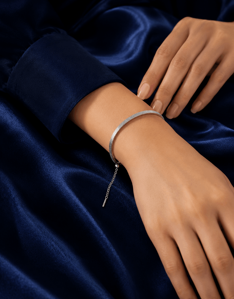 Luna Spark Tassel Bangle