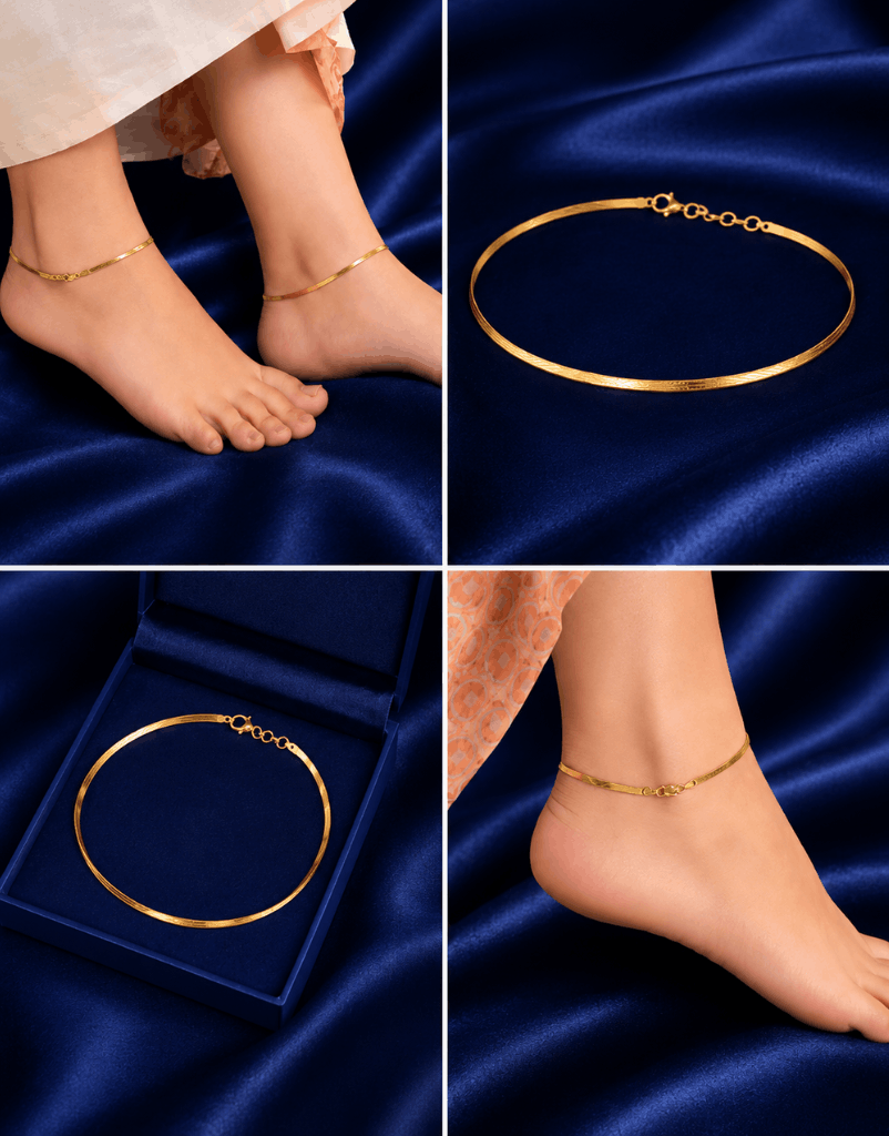 Golden Whisper Anklet