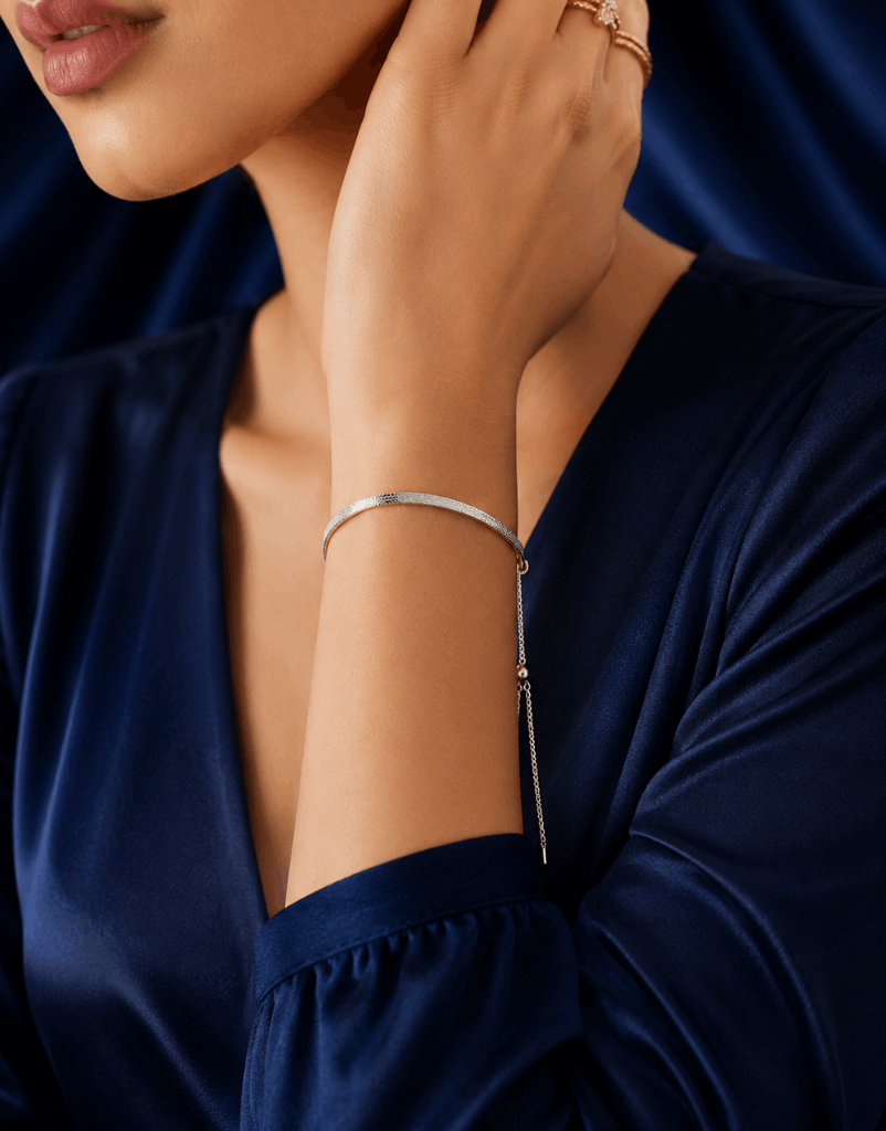 Luna Spark Tassel Bangle