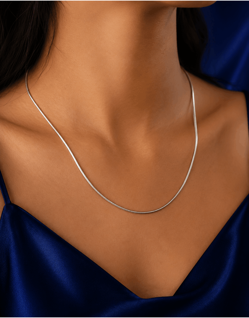 Celestia Silver Snake Chain