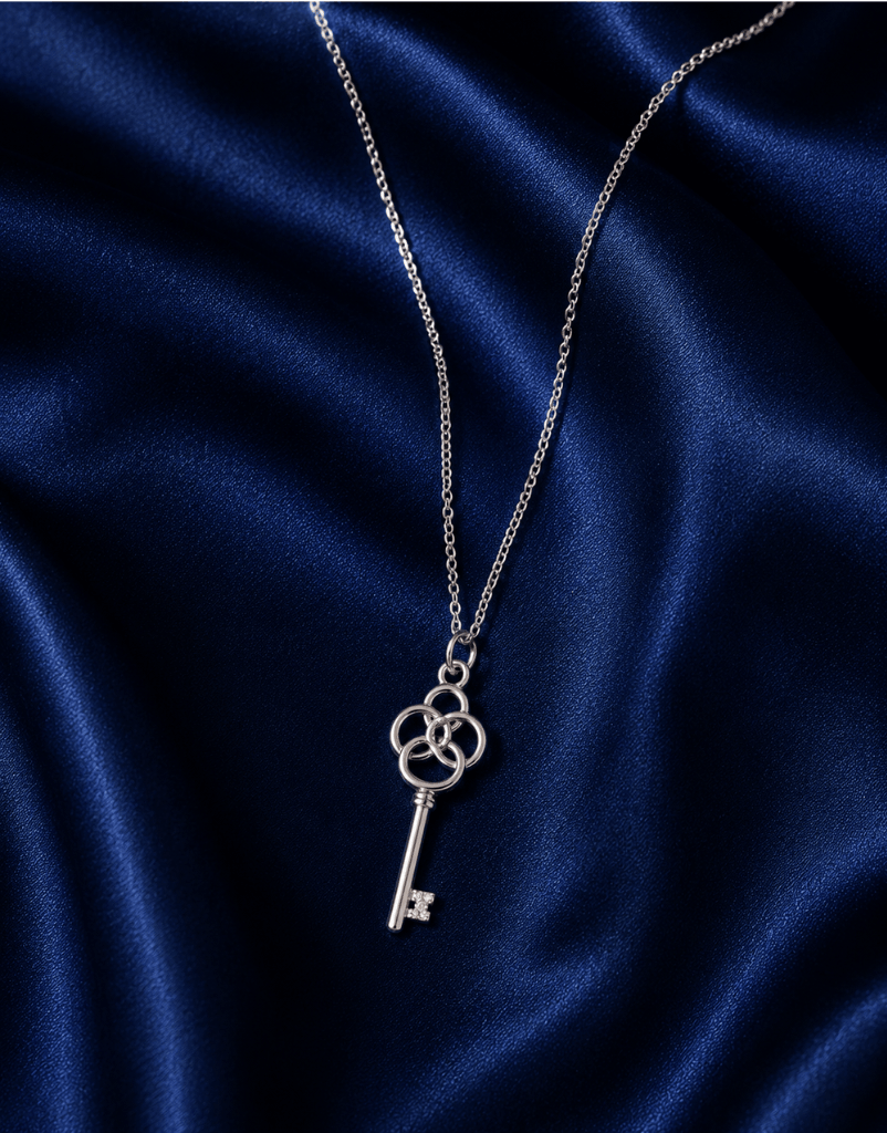 Silver Secret Key Pendant