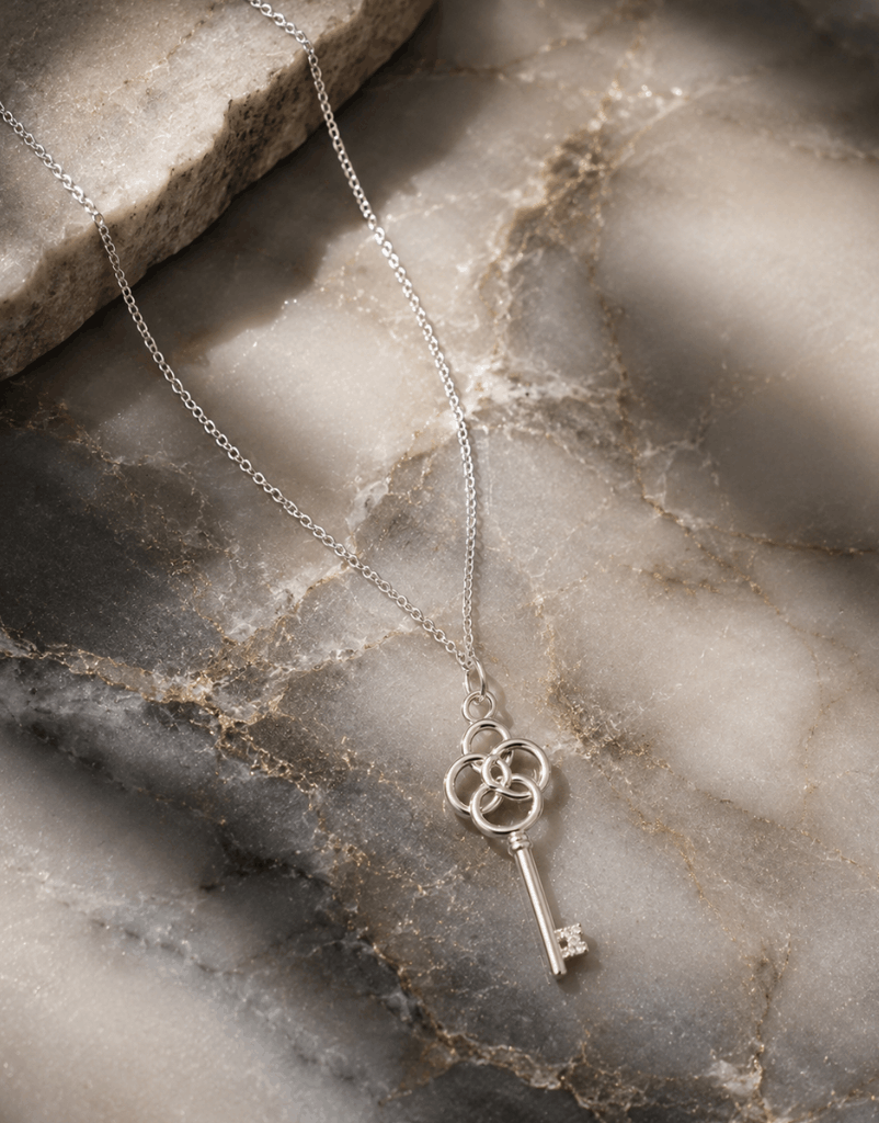 Silver Secret Key Pendant