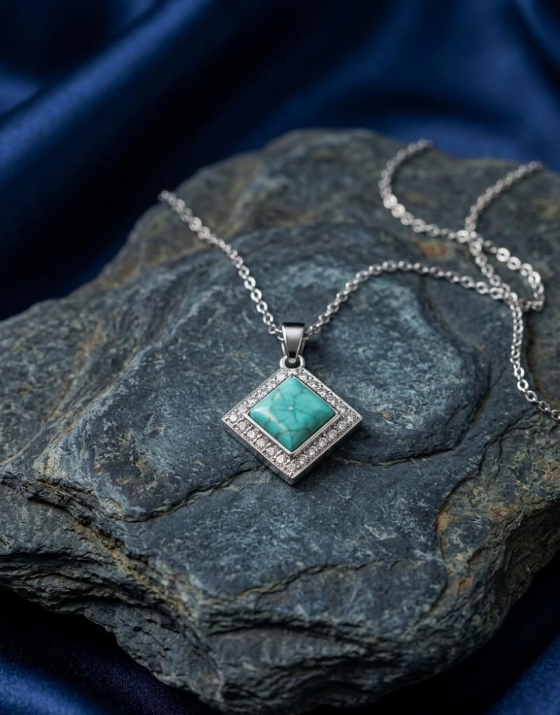Azure Royale Pendant Necklace