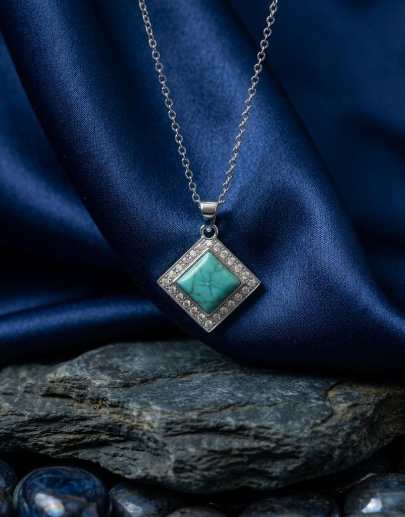 Azure Royale Pendant Necklace
