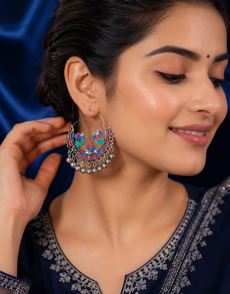 Rangriti Chandbali Earrings