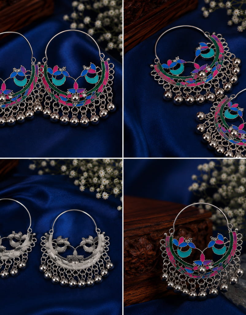 Rangriti Chandbali Earrings